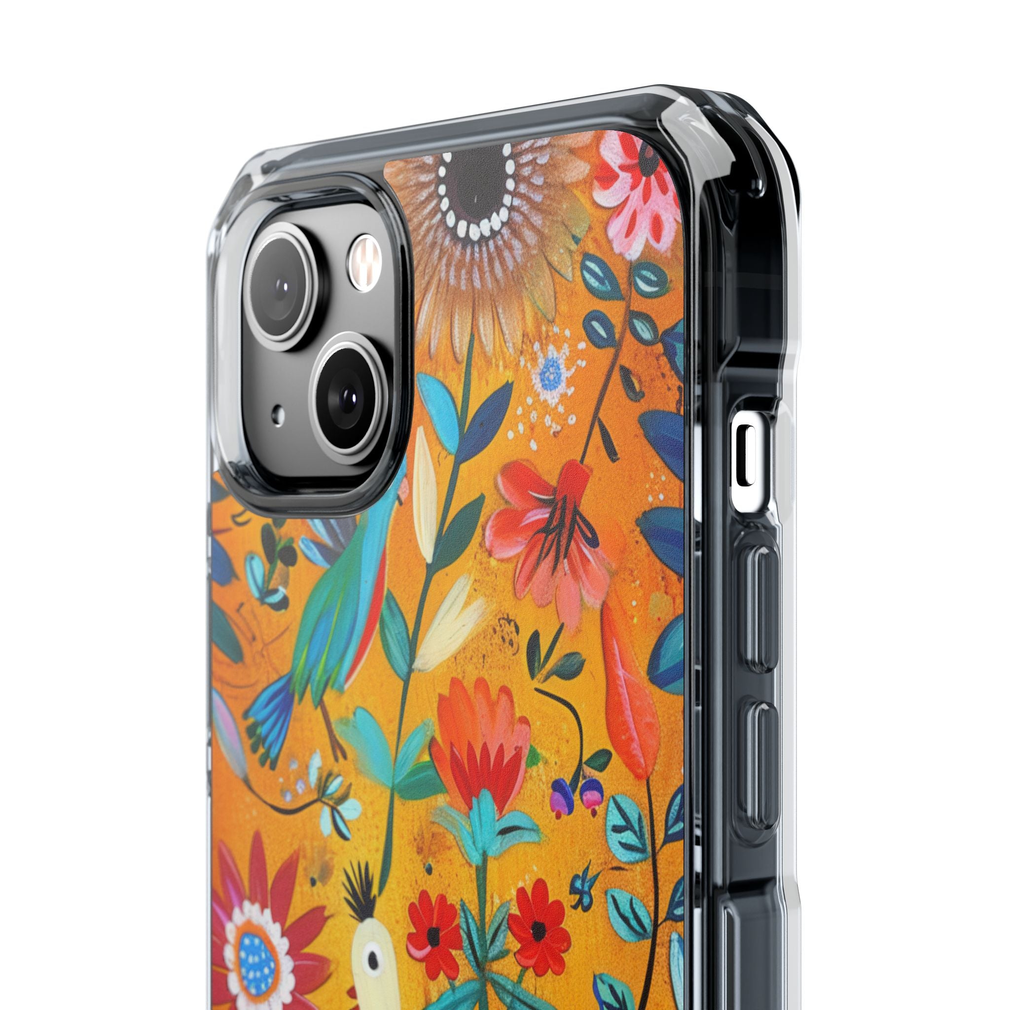 Colorful Birds Bloom iPhone 14 Plus Case - Impact