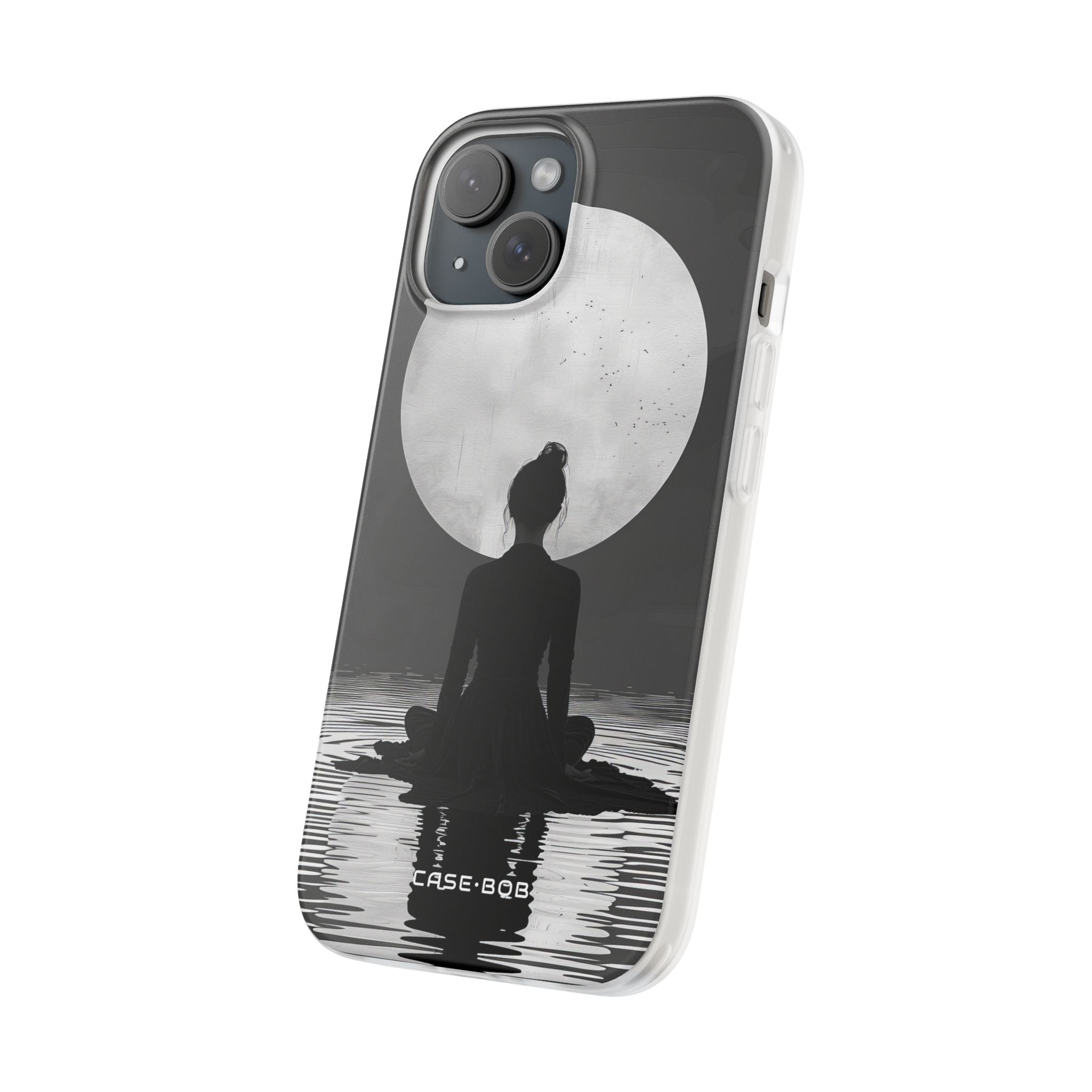 Silhouette Moonlight iPhone 15 Case - Soft