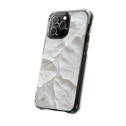 Elegant Leaf Relief iPhone Case - Impact