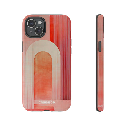 Crimson Arches iPhone 15 Plus Case - Tough