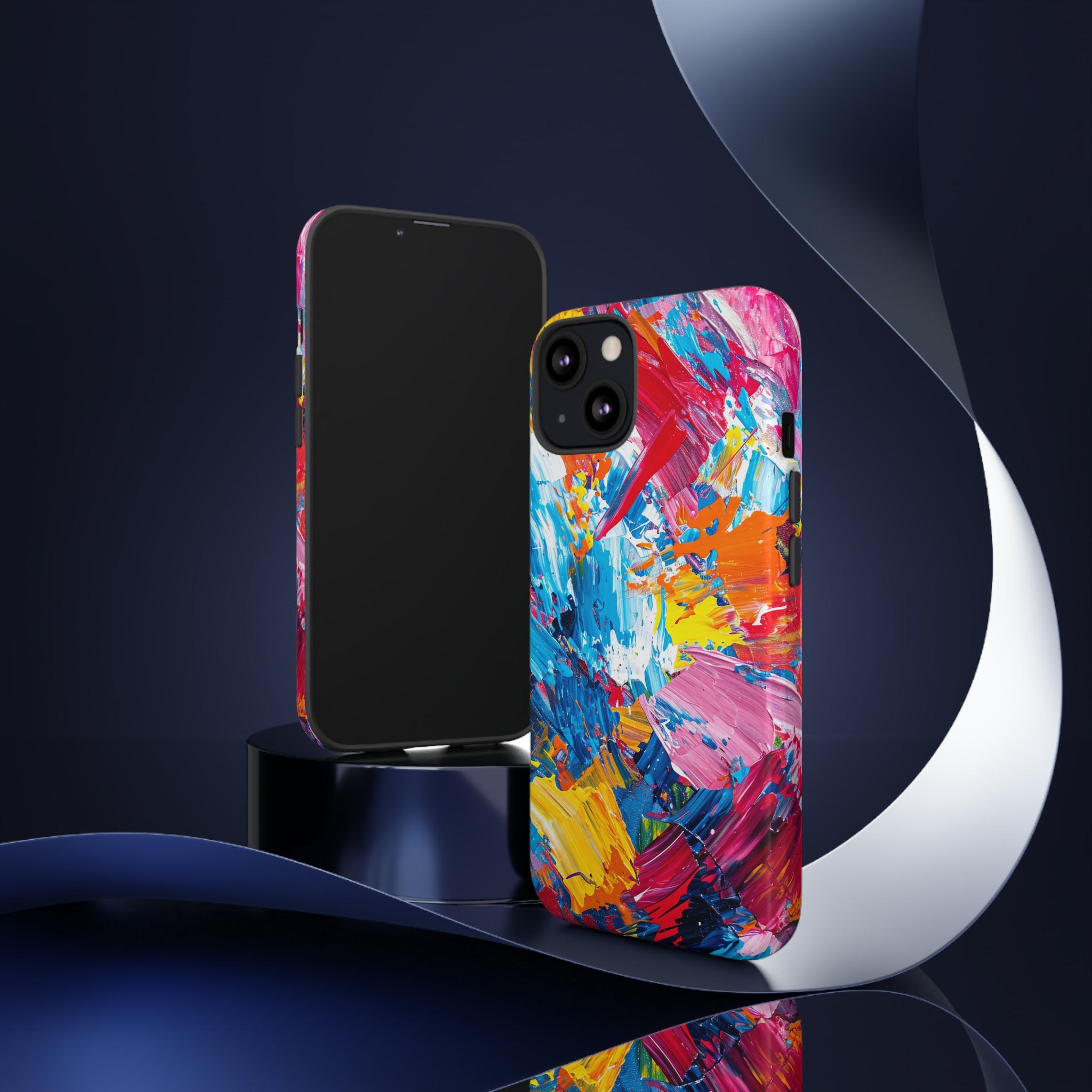 Painterly Spectrum Charm - Protective Phone Case