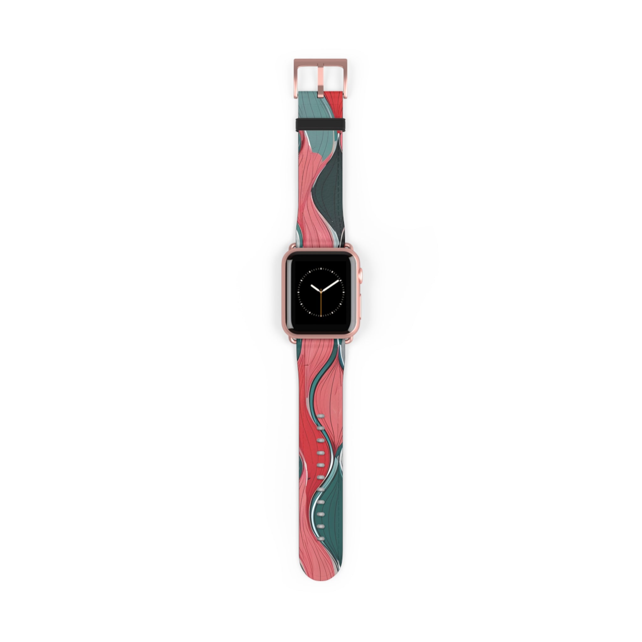 Leaf Spiral Pink - Watch Band