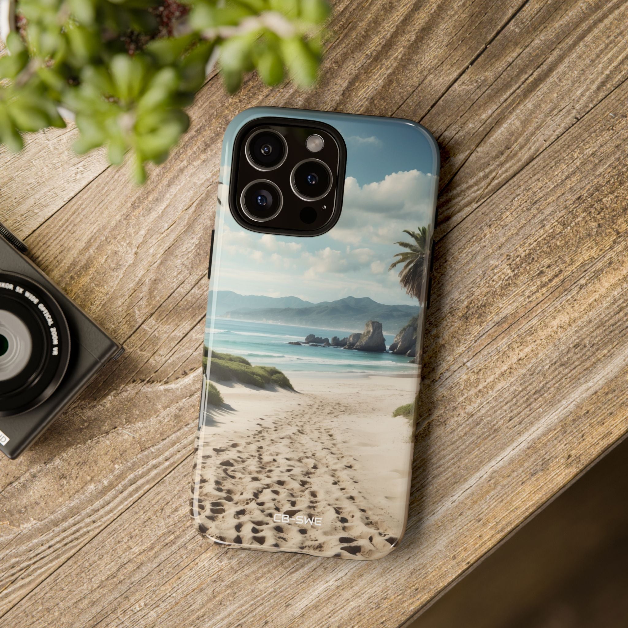 Footprints Trace Sand - iPhone Case