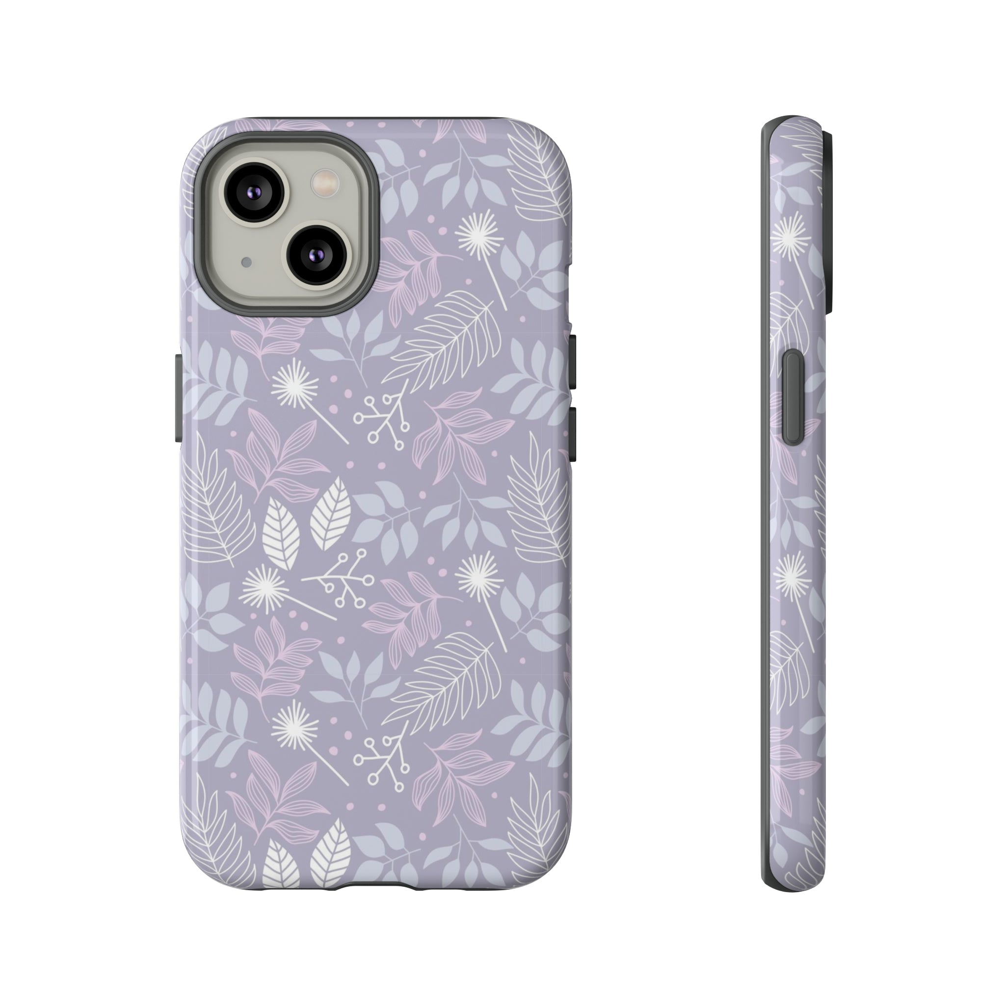 Purple Mona Leaf - Protective Phone Case