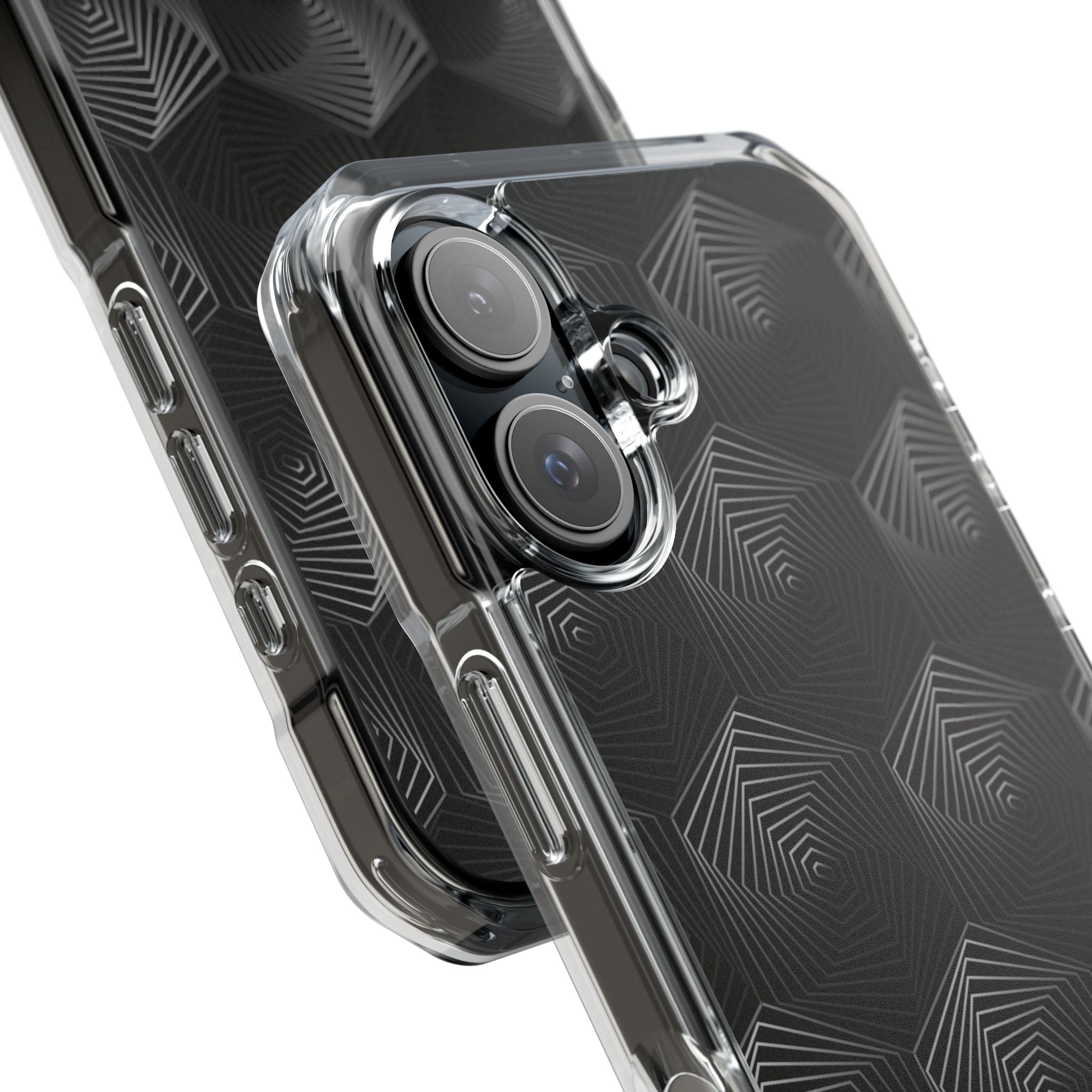 Geometric Spiral Illusion iPhone Case - Impact