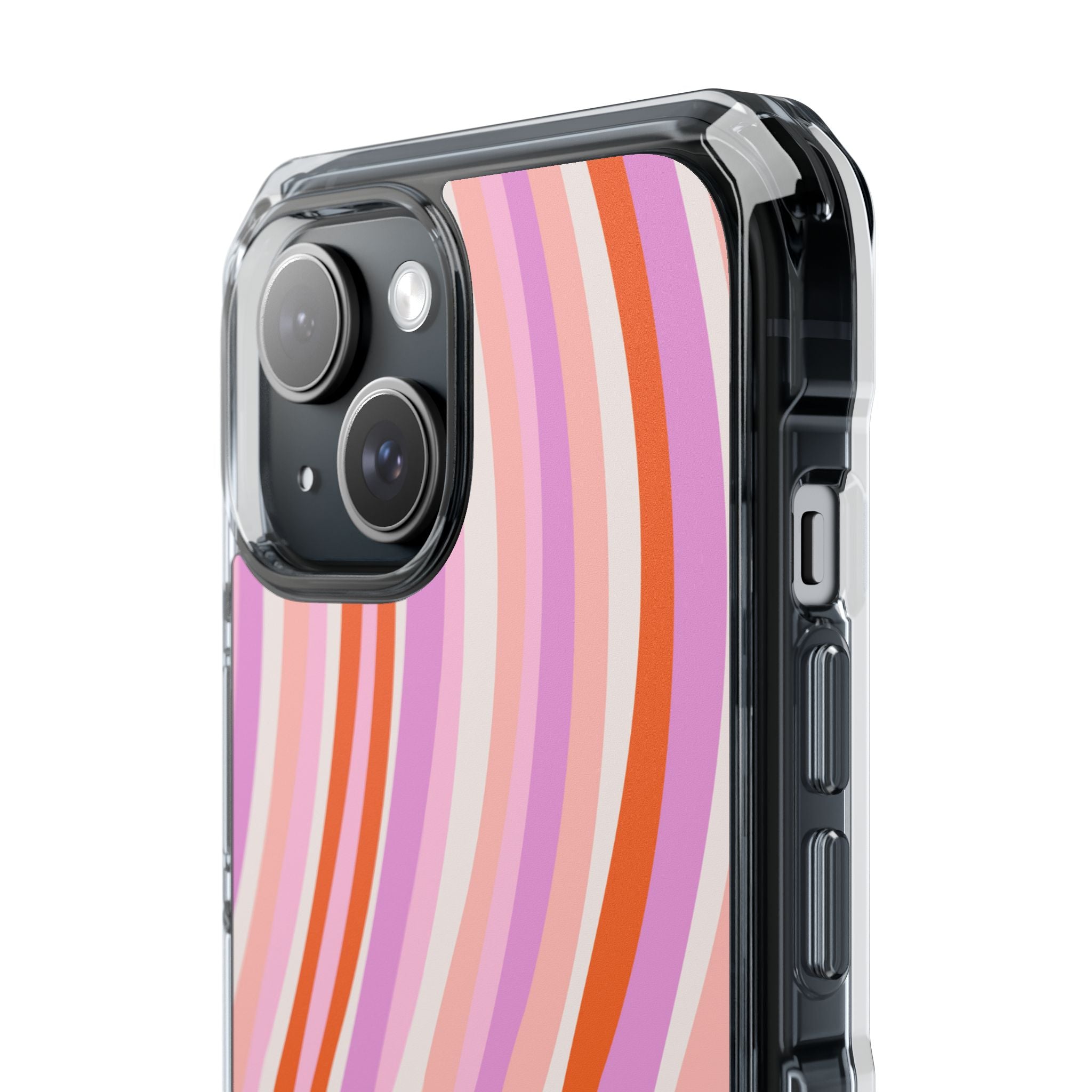 Vibrant Wave Symphony iPhone Case - Impact