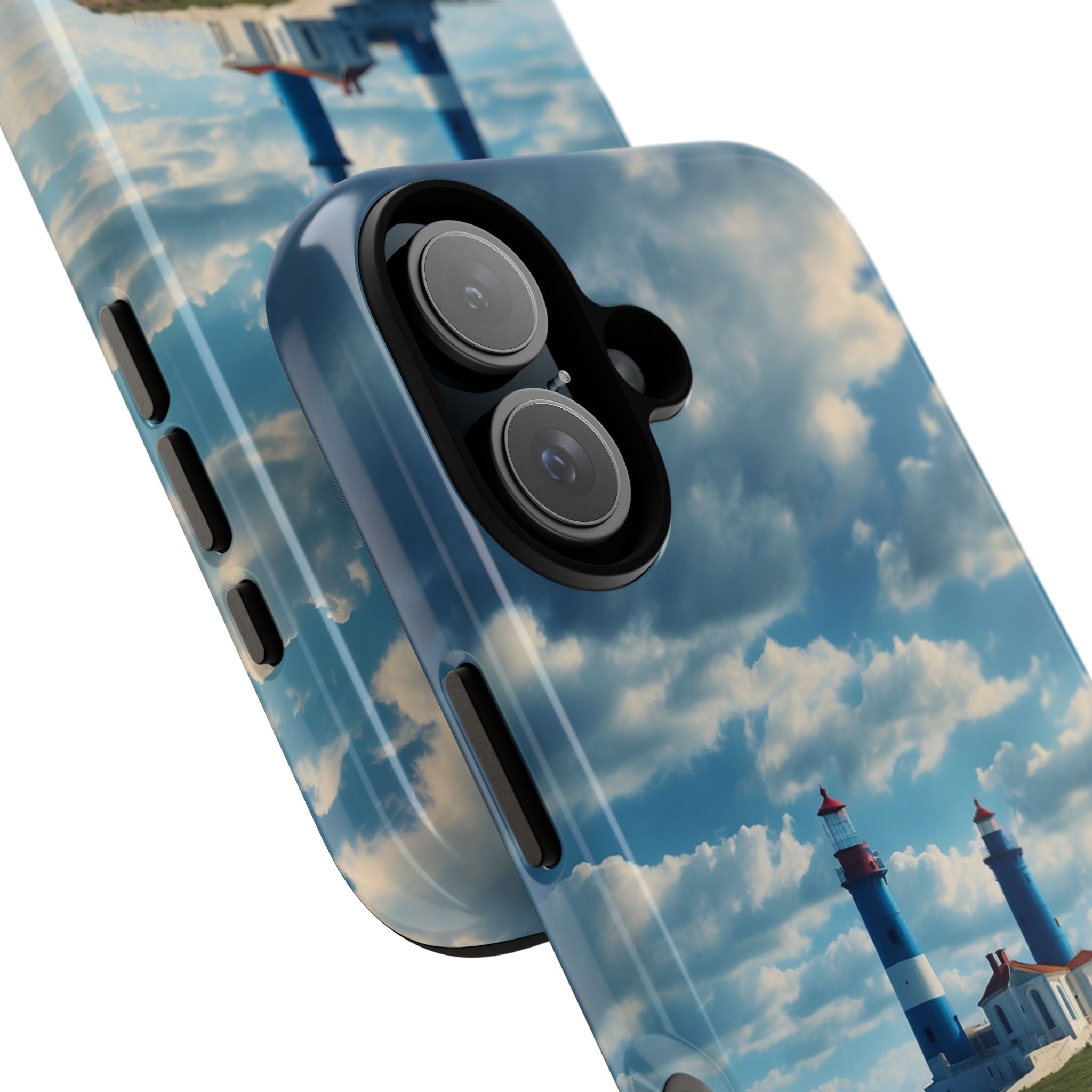 Lighthouse Guards Waves - iPhone Case