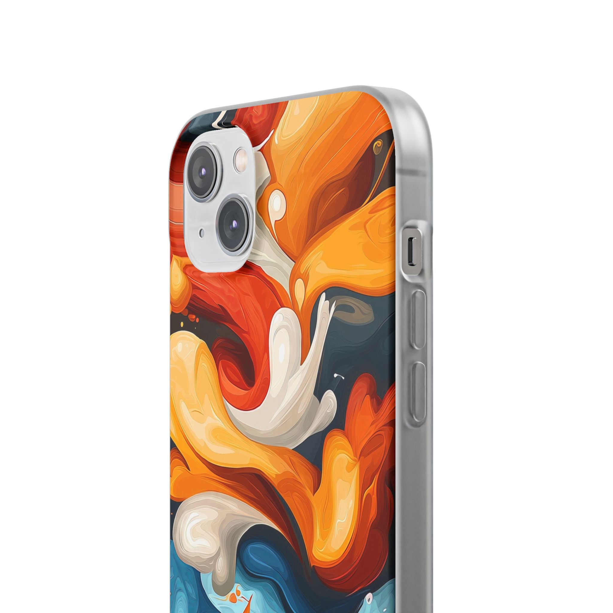 Crimson Ribbon iPhone 14 Plus Case - Soft