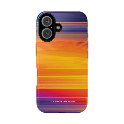 Gradient Sunset Flow iPhone 16 - Tough Phone Case