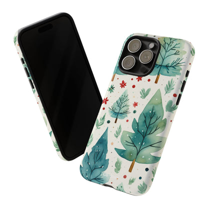 Joyful Evergreen Dance - iPhone Case