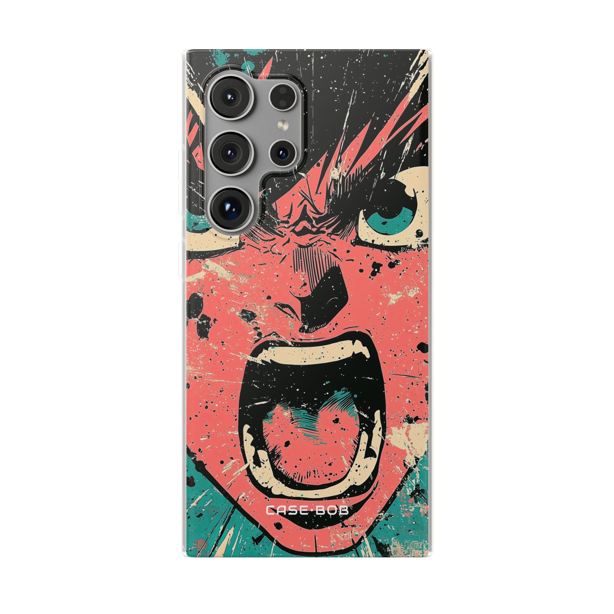 Screaming Face Pink Samsung S24 Ultra Case - Soft