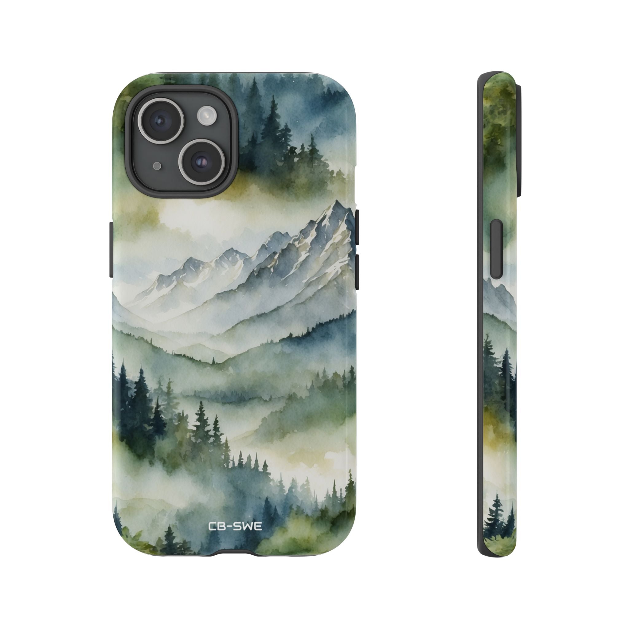Misty Peaks Emerge - iPhone Case