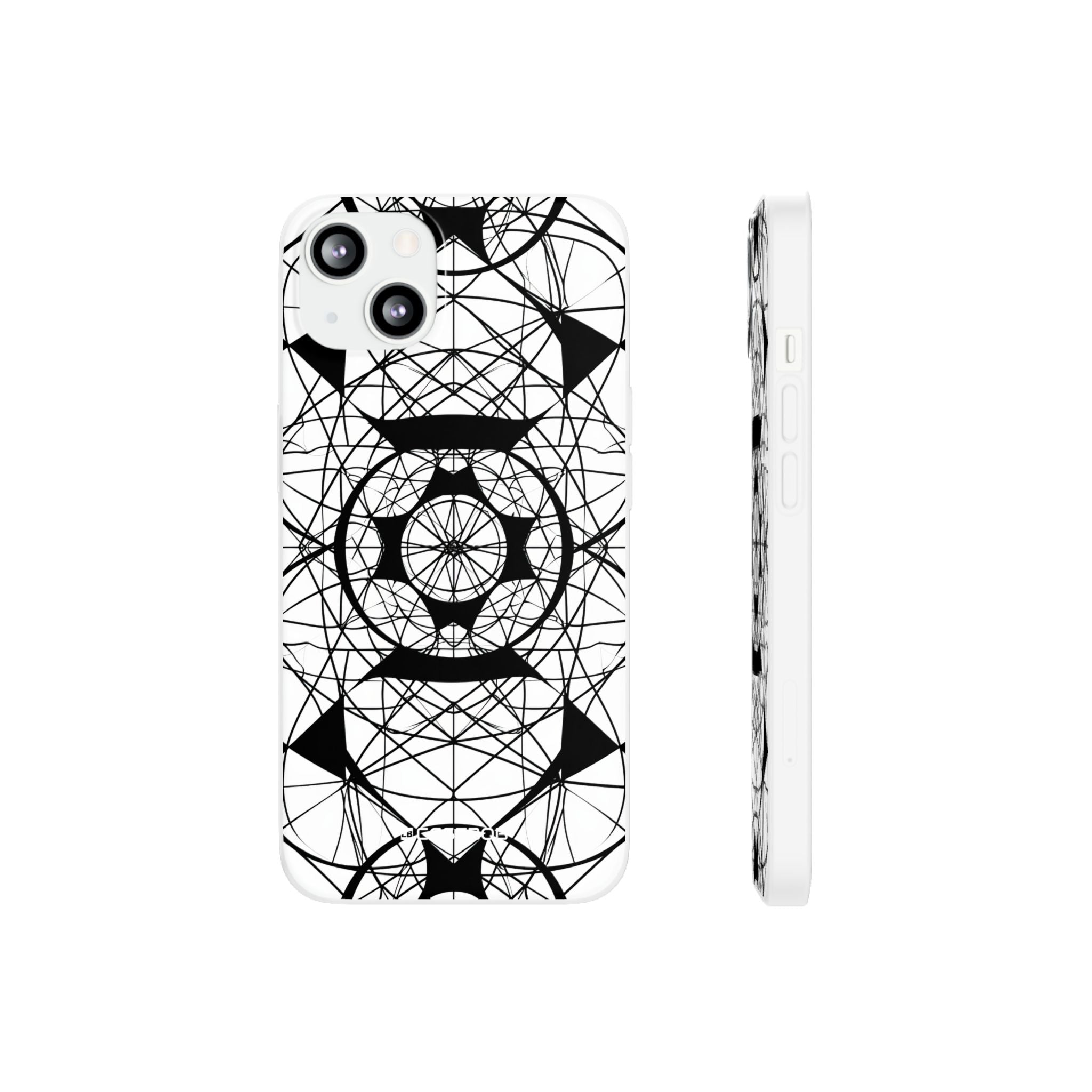 Geometric Hypnosis | Flexible Phone Case for iPhone