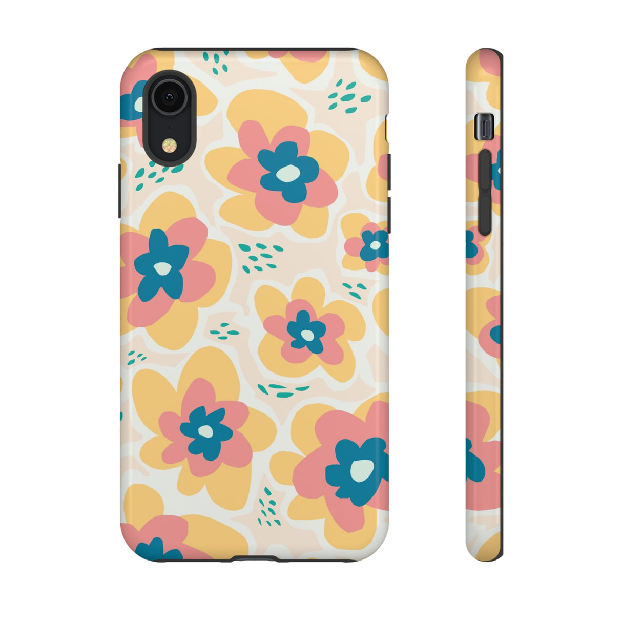 Yellow Happy Flower - Protective Phone Case