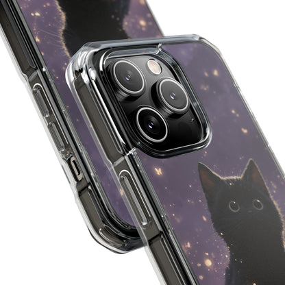 Whimsical Cat Soars iPhone Case - Impact