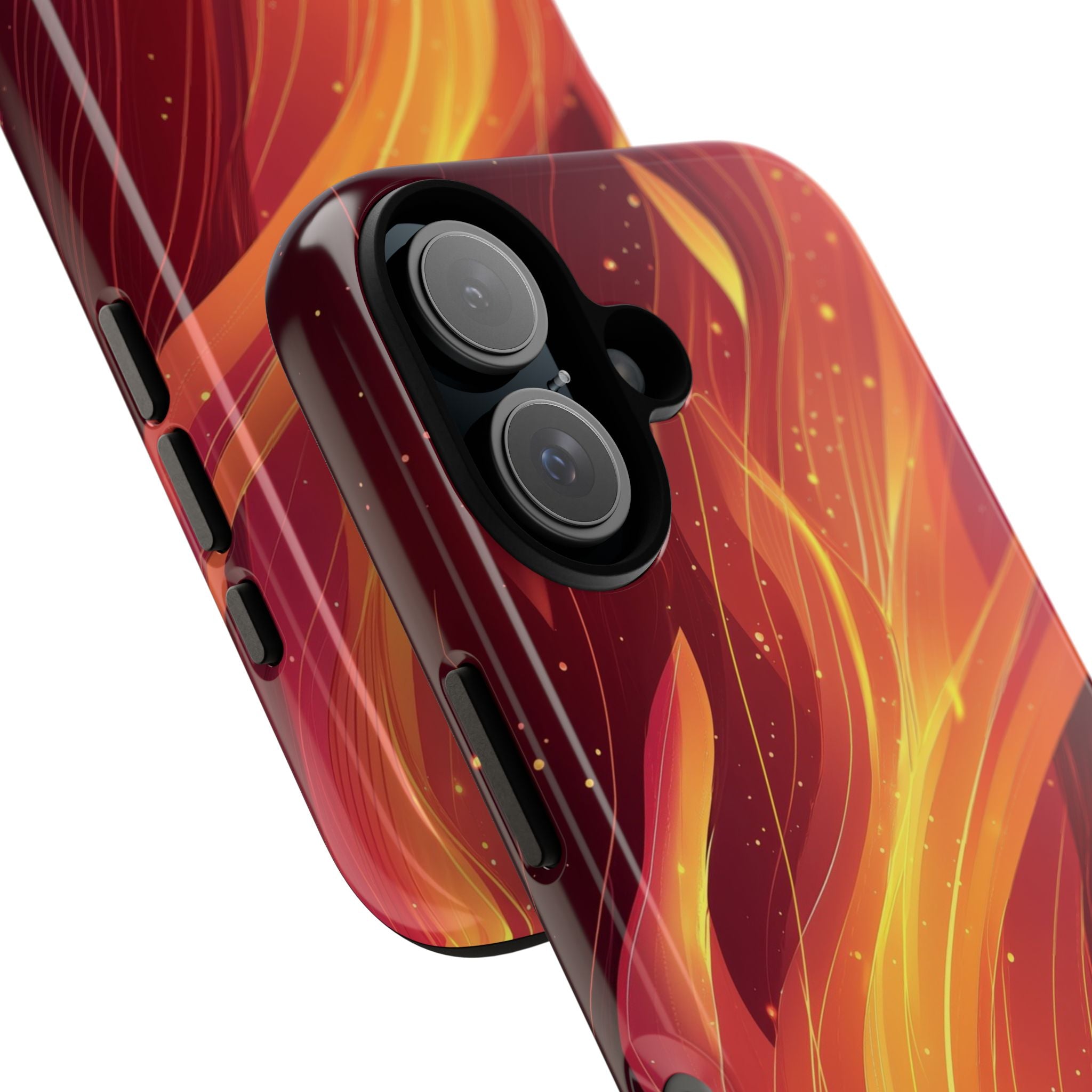 Flaming Flow iPhone 16 Pro Case - Tough
