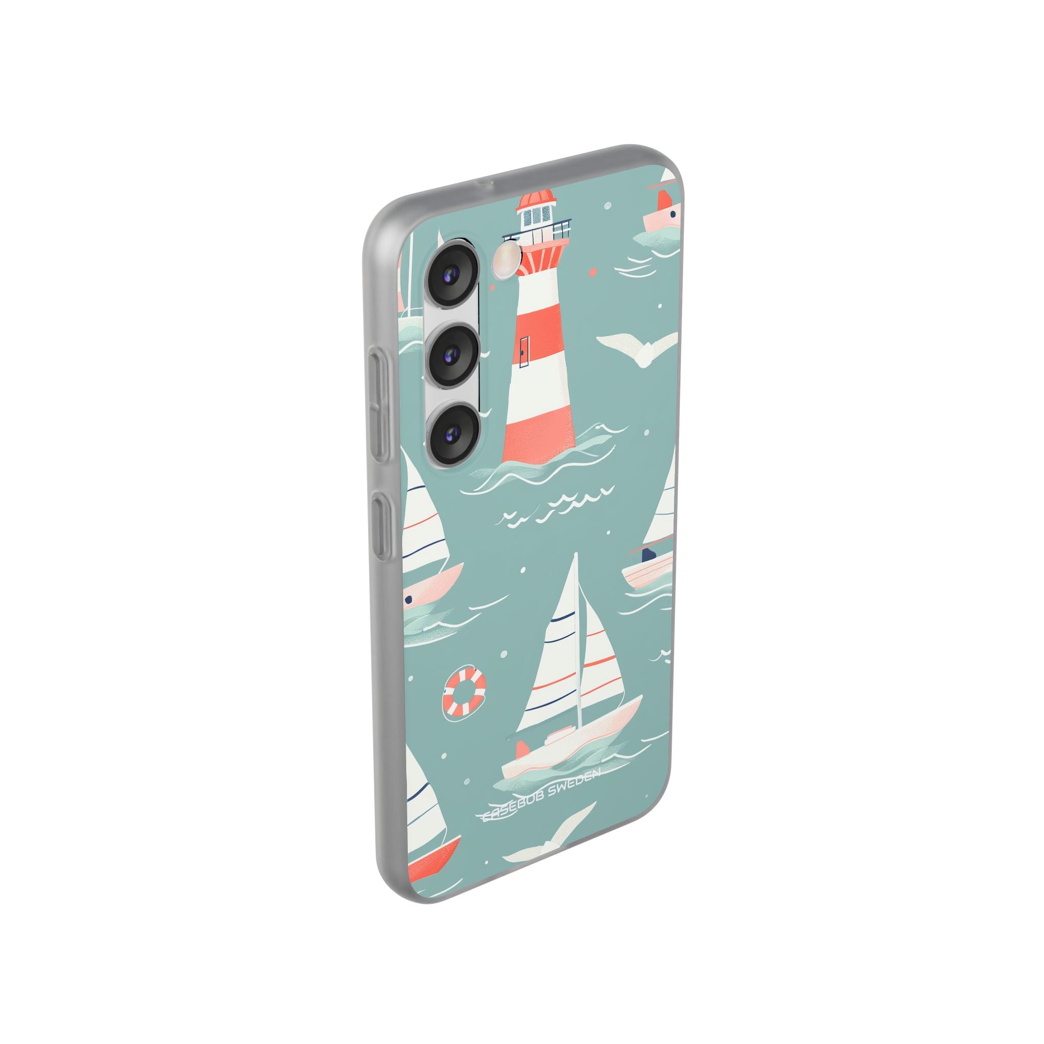 Lighthouse Nautical Charm - Flexi Samsung S23 Phone Case