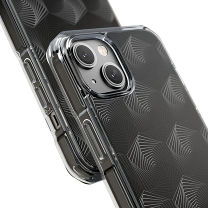 Geometric Spiral Illusion iPhone Case - Impact