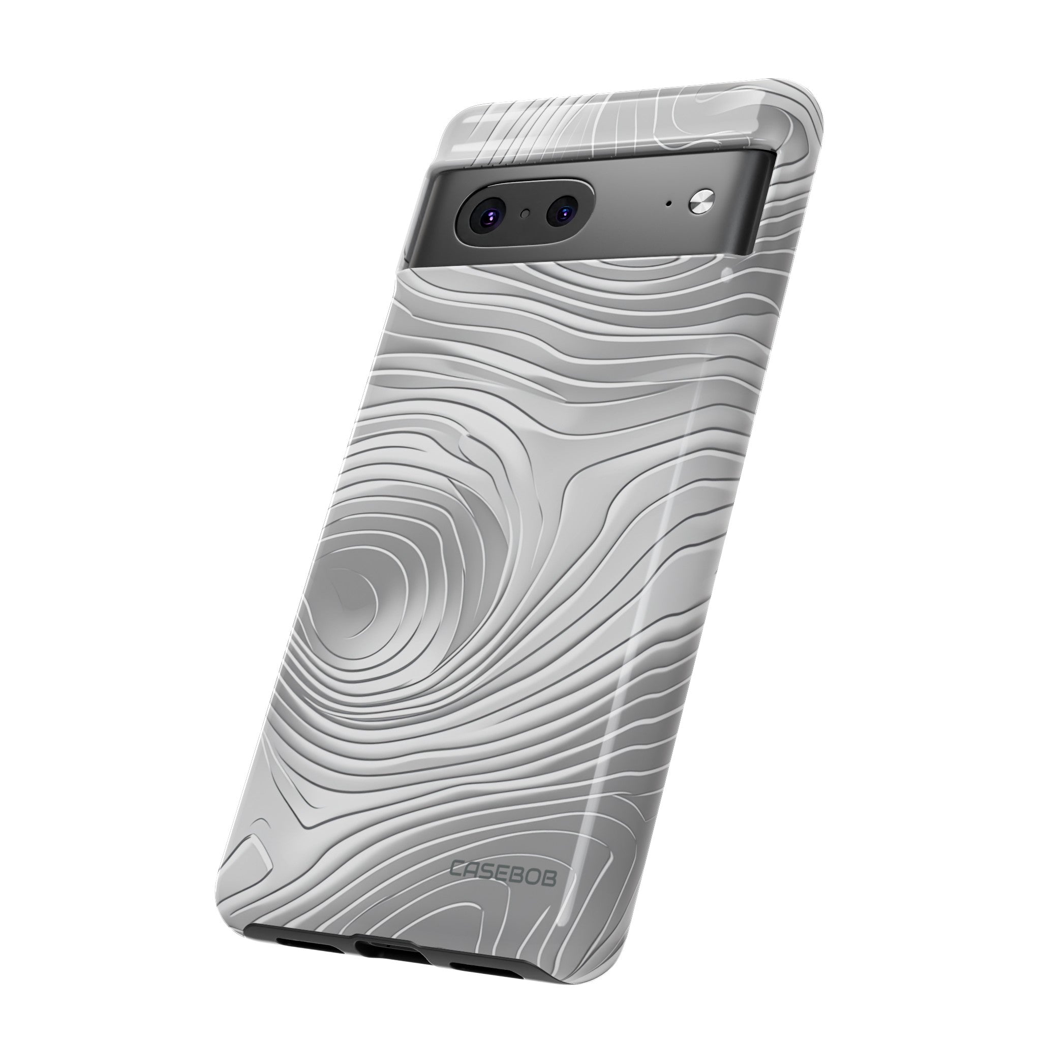 Sleek Grey Minimalism - Protective Phone Case