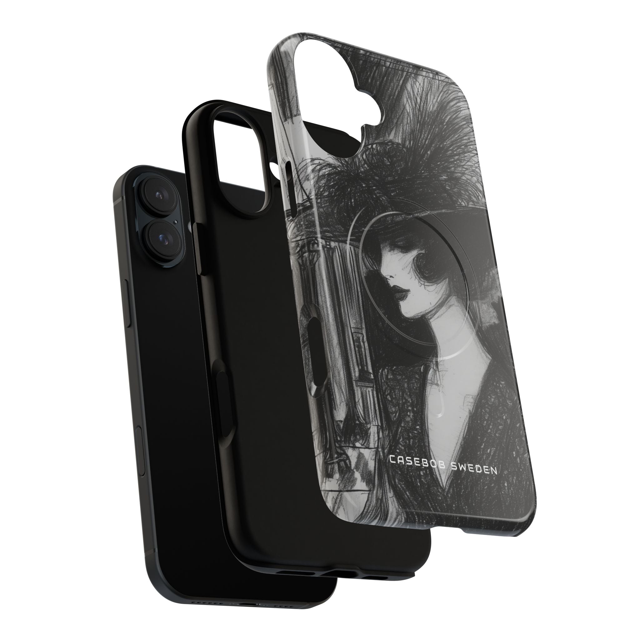 Timeless Elegance in Monochrome iPhone 16 | Tough+ Phone Case