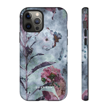 Monochrome Roses, Peonies & Asters - Protective Phone Case