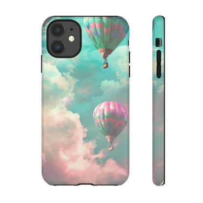 Pastel Balloon Escape - Protective Phone Case