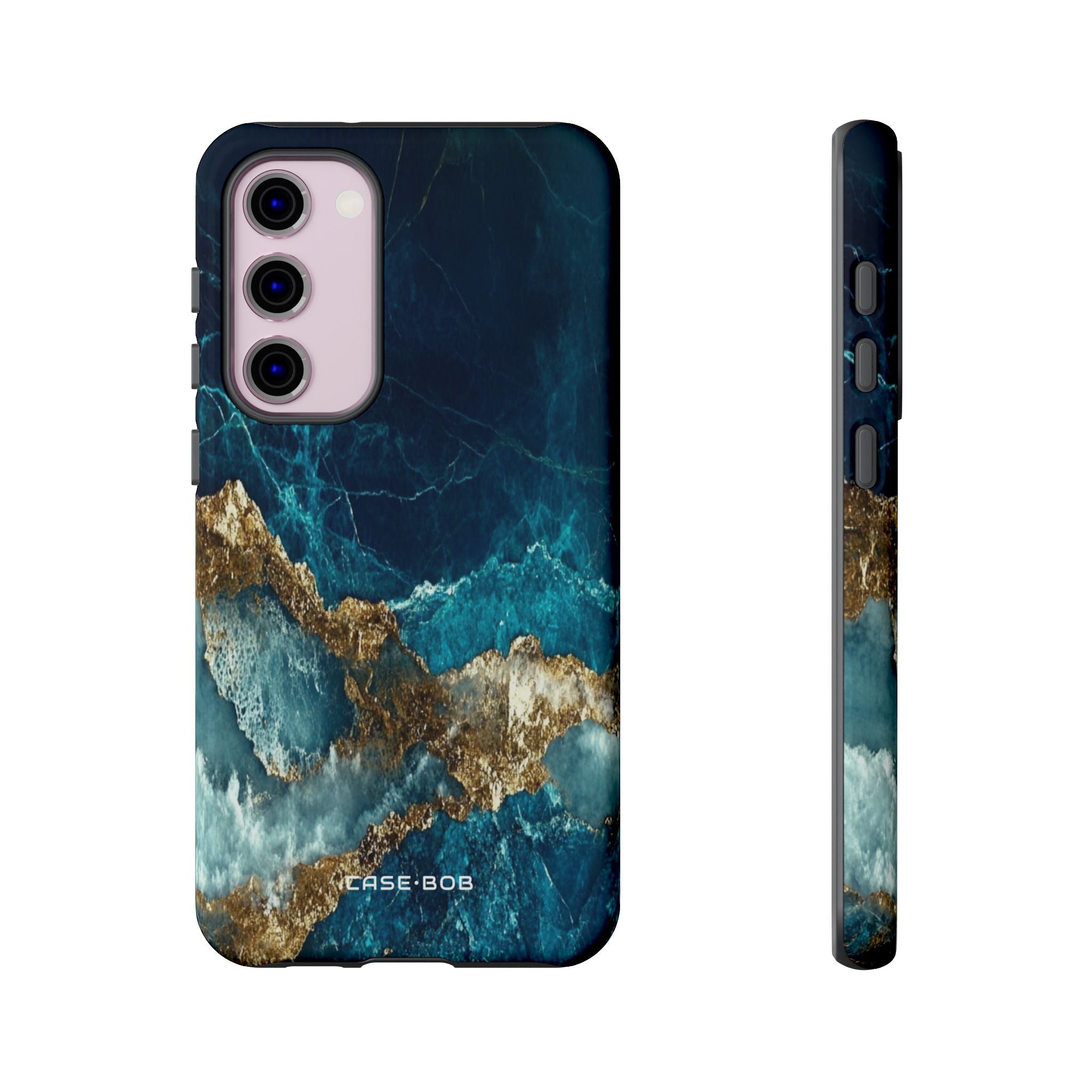 Jagged Gold Split Samsung S23 Plus Case - Tough