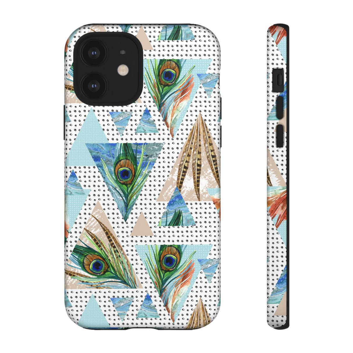 Peacock Feathers - Protective Phone Case