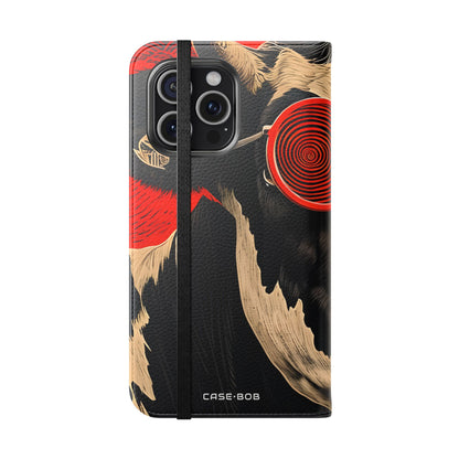 Spiral Cow Vision - iPhone 15 Pro Max Case - Wallet