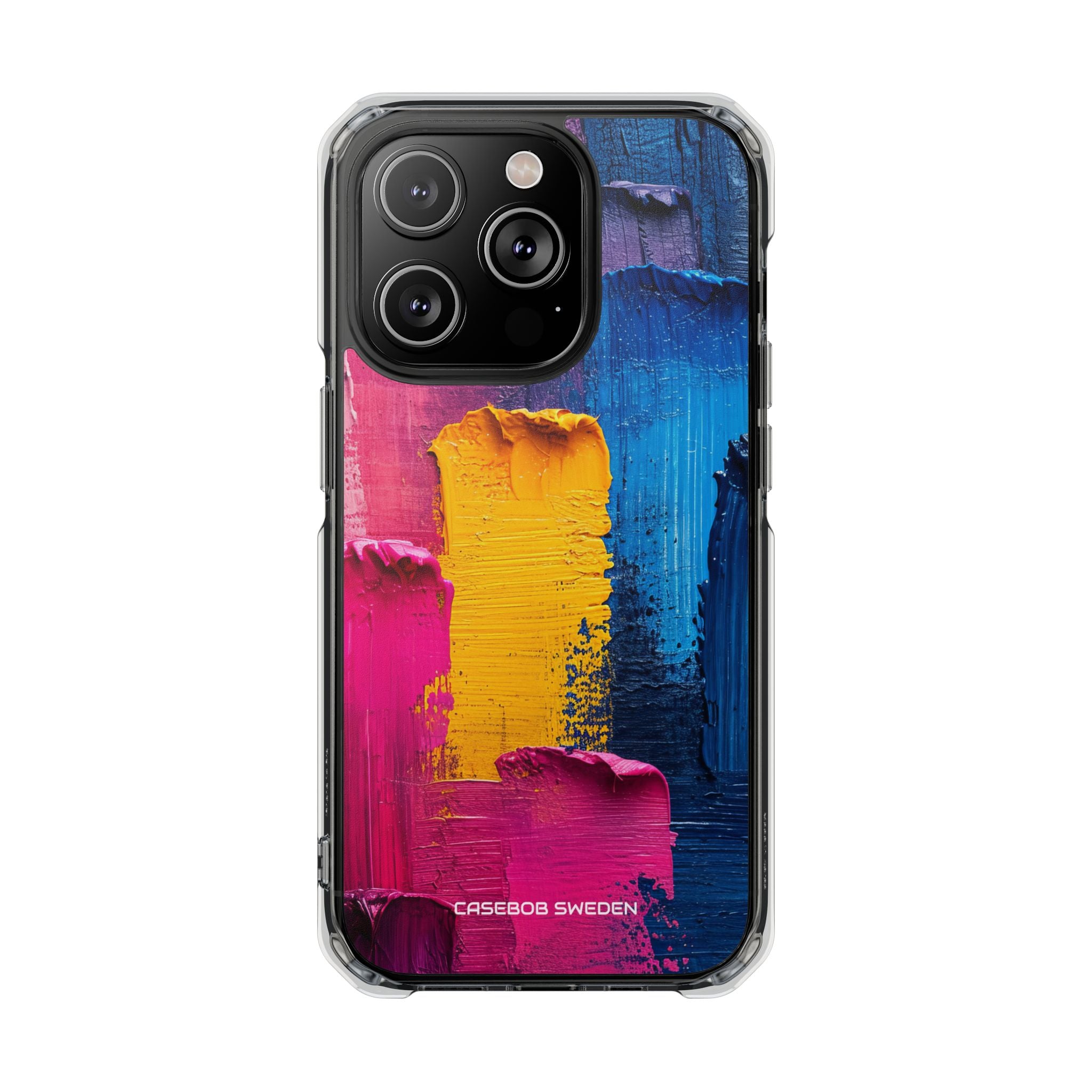 Bold Abstract Texture - Clear Impact iPhone 14 Phone Case