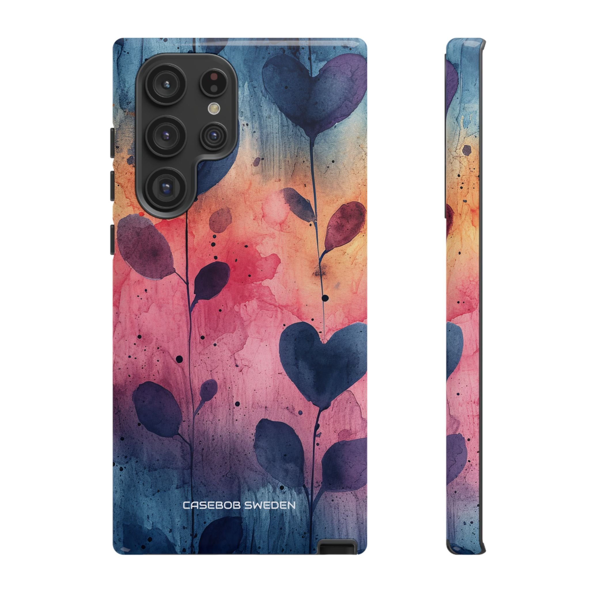 Watercolor Heart Art - Tough Samsung S22 Phone Case