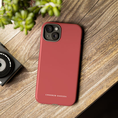 Indian Red iPhone 15 - Tough Phone Case