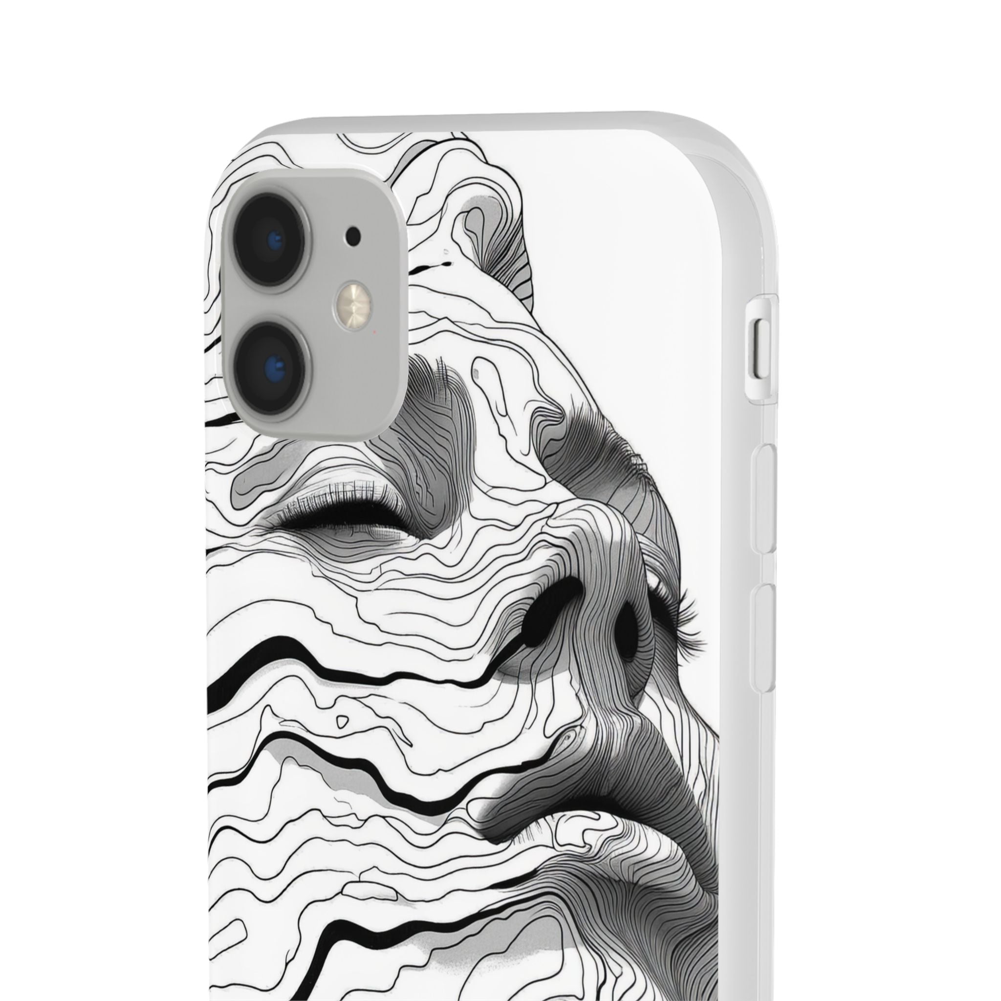 Topographic Serenity | Flexible Phone Case for iPhone