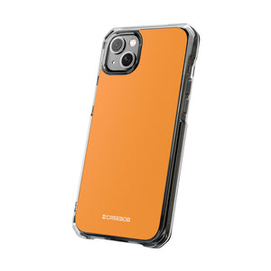 Deep Saffron | Handyhülle für iPhone (Clear Impact Case – magnetisch) 