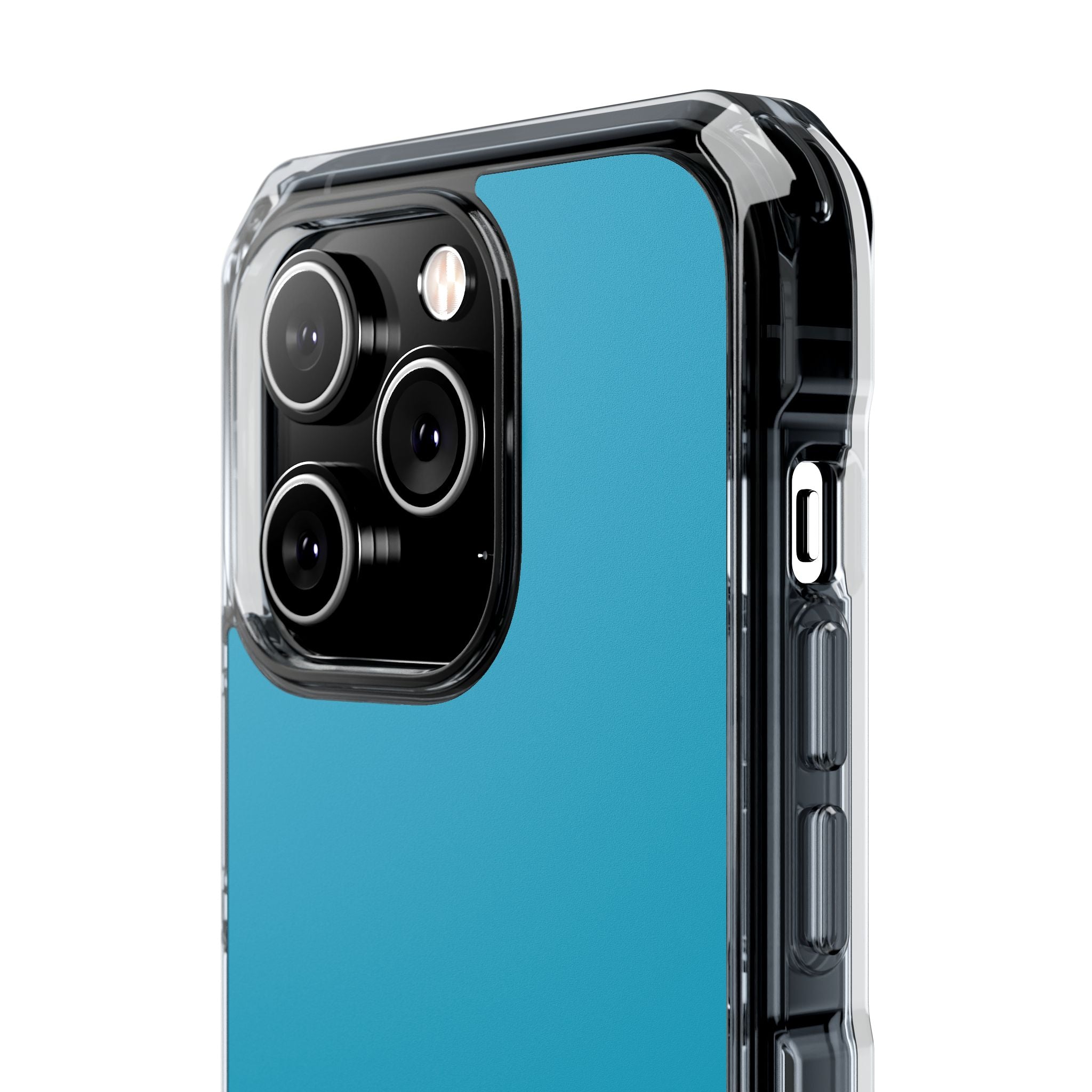 Pacific Blue - Clear Impact Case for iPhone