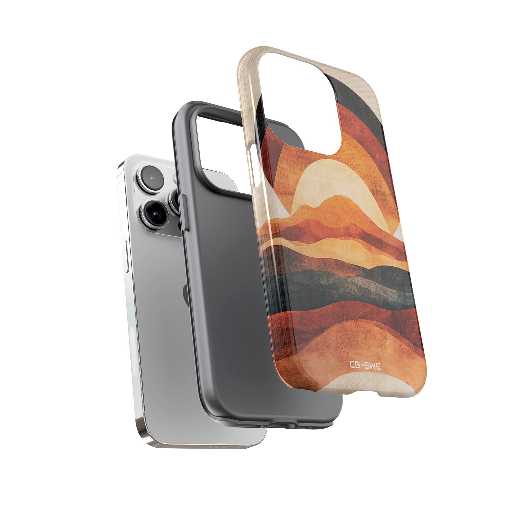 Sunrise Embraces Mountains - iPhone Case