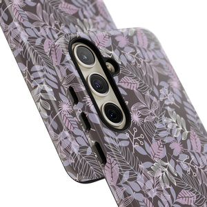 Dark Purple Leaf - Protective Phone Case