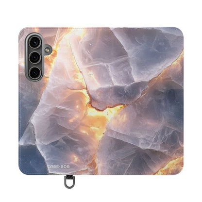 Krystale Vener Glød - Samsung S24 Plus Cover - Pung