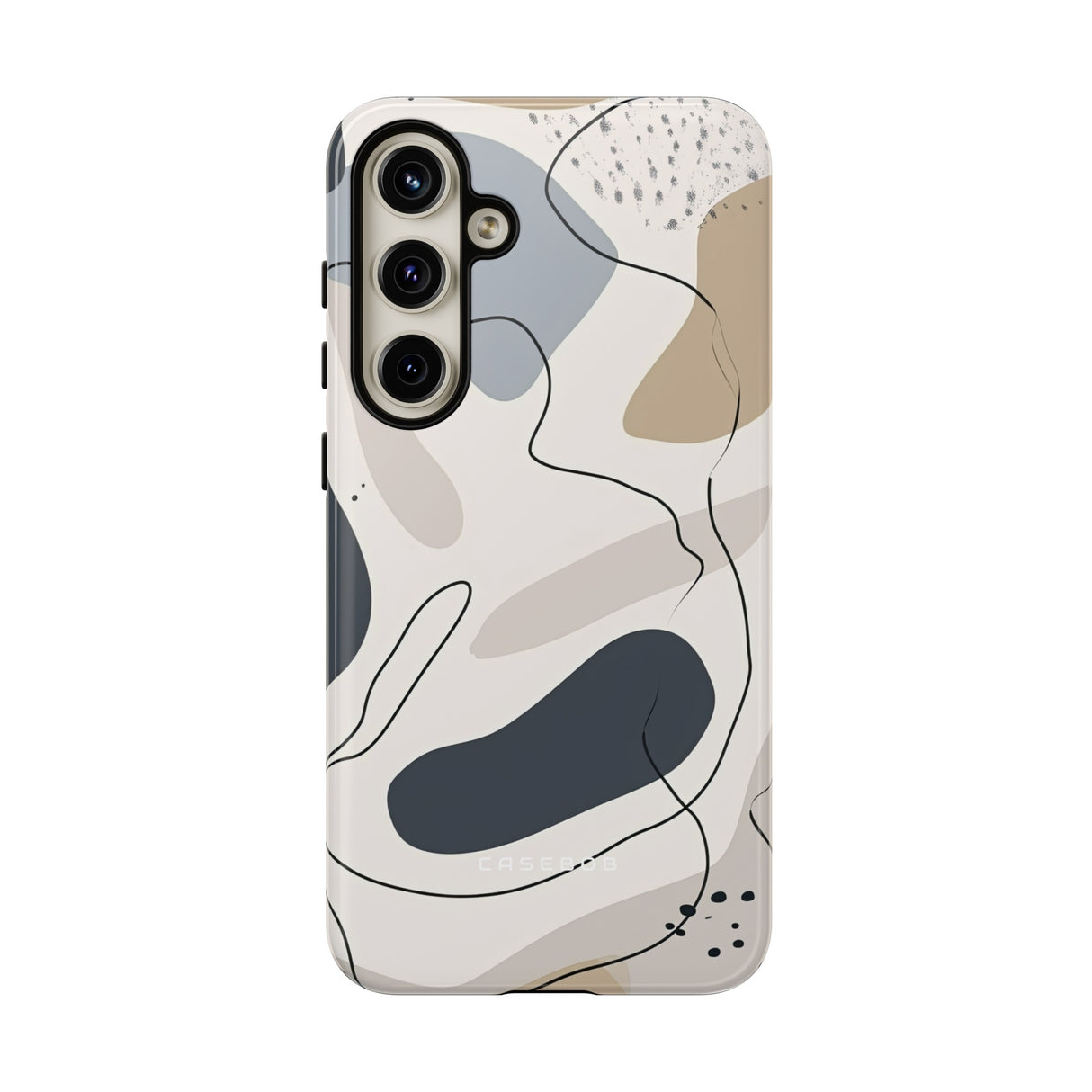 Grey Lines Simplicity - Protective Phone Case