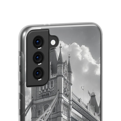 Tower Bridge Monochrome Architecture Study Samsung S21 - Flexi Phone Case