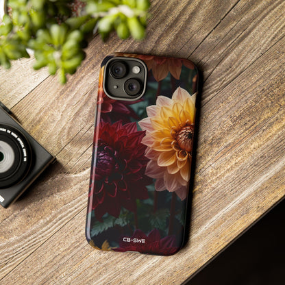 Dahlias Embrace Light - iPhone Case