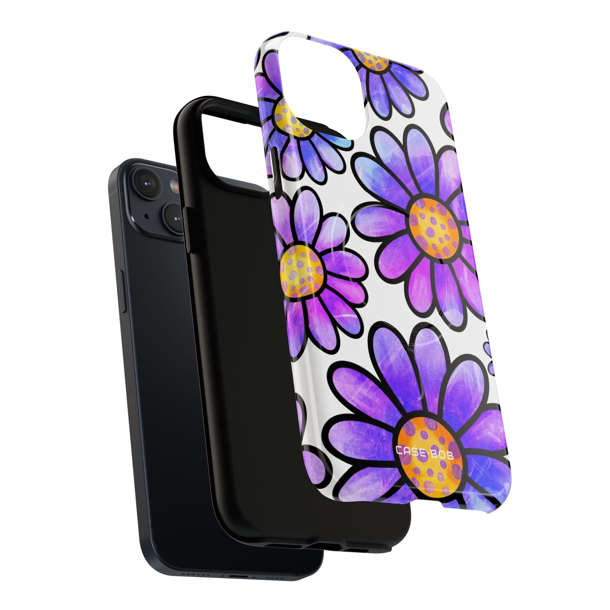 Polka Dot Blooms iPhone 14 Plus Case - Tough+