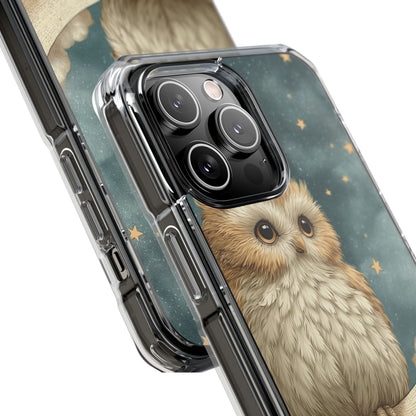 Owls Nestle Moon iPhone Case - Impact