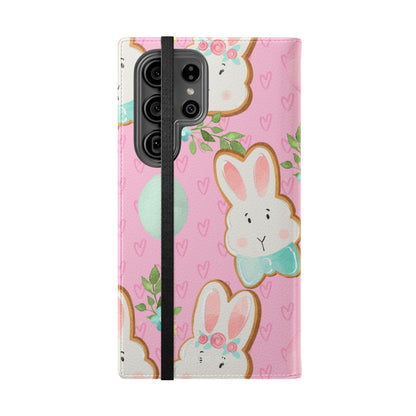 Blushing Bunny Bloom - Samsung S23 Ultra Case - Wallet