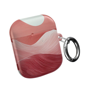 White Orb Dunes - AirPods Case