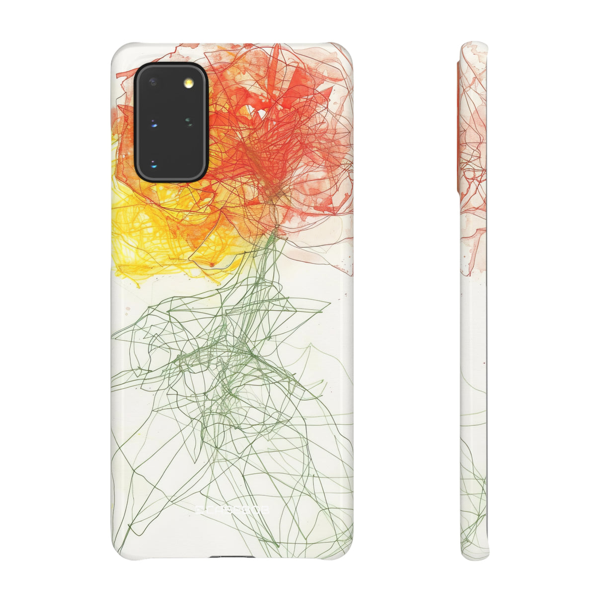 Fiery Blossom | Slim Phone Case for Samsung