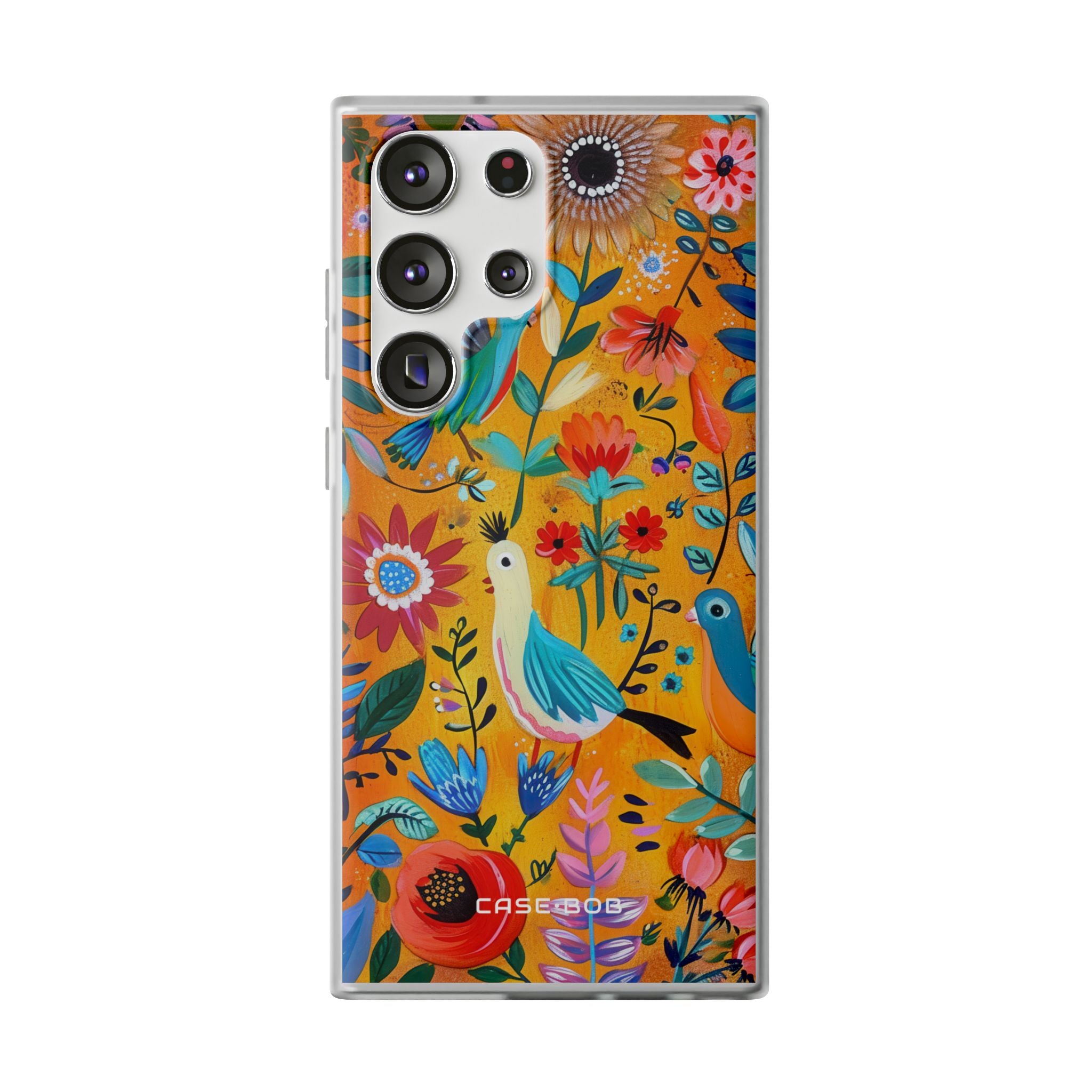 Colorful Birds Bloom Samsung S23 Ultra Case - Soft