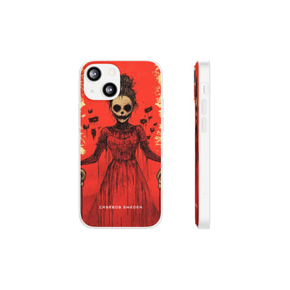 Haunting Scarlet Descent iPhone 13 - Flexi Phone Case