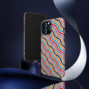 Thin wave Line - Protective Phone Case