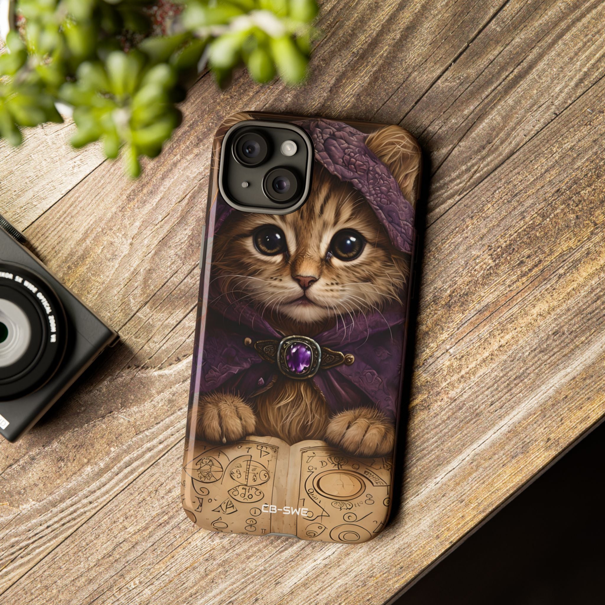 Mystical Wizard Cat - iPhone Case